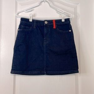 Current Elliot Dark Wash Denim Mini